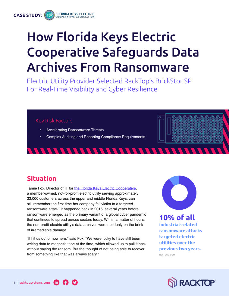 Florida Keys Electric Cooperative case study — cover page